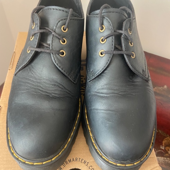 Dr Martens Platform Tie Shriver-Low Black - Picture 8 of 11